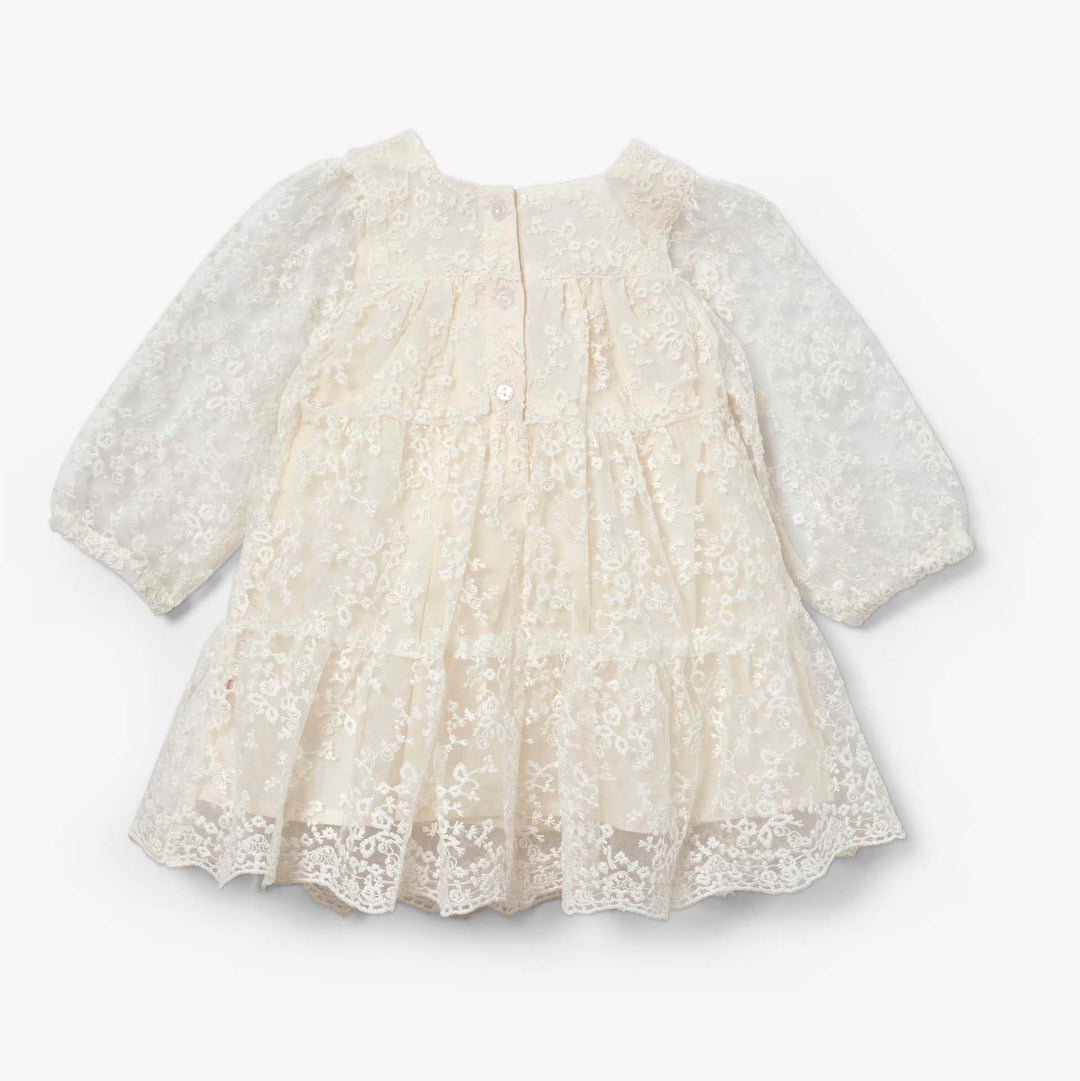 שמלת תחרה רקומה