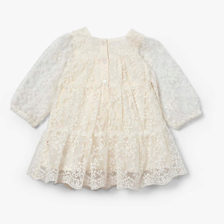 שמלת תחרה רקומה