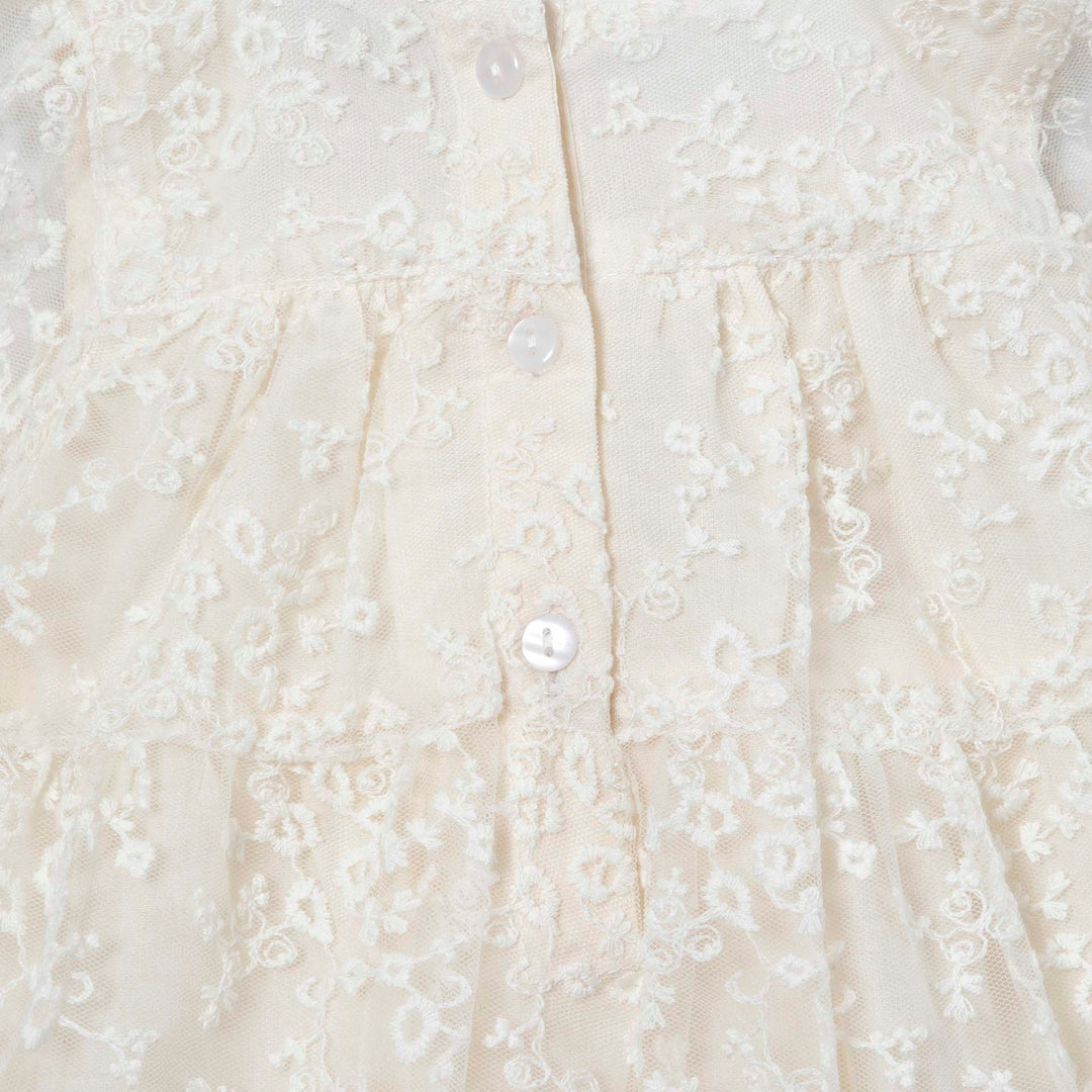 שמלת תחרה רקומה