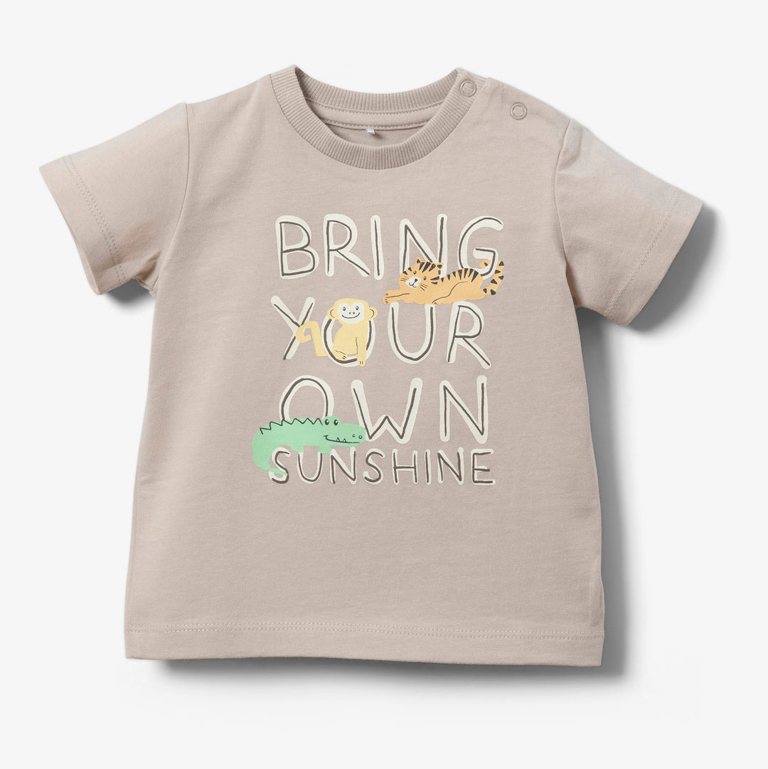 חולצה קצרה בהדפס חיות