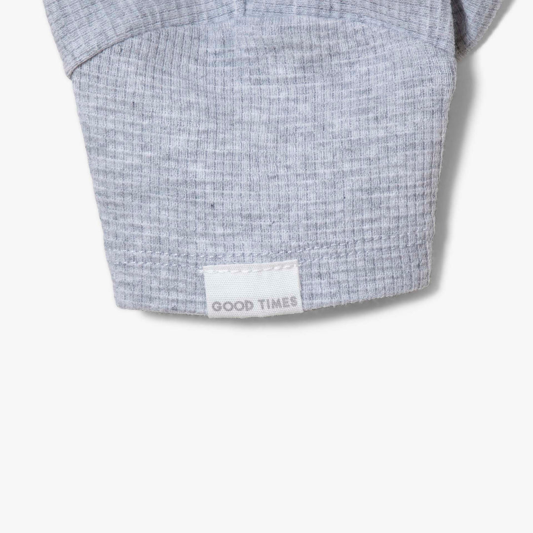 בגד גוף איריס אפור