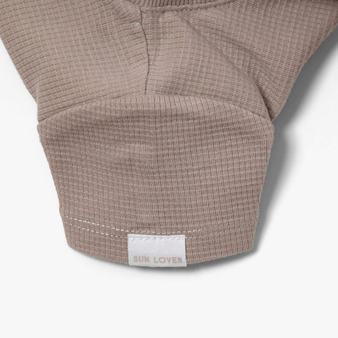 בגד גוף איריס וופל צבע מוקה