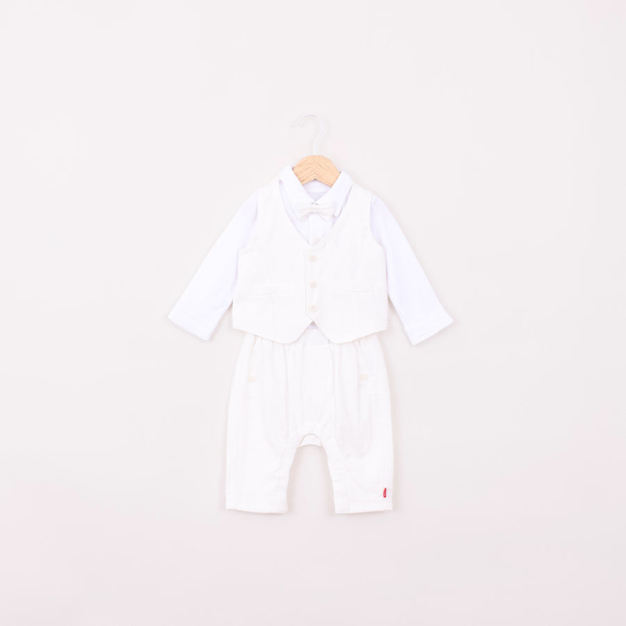 סט חגיגי לברית בגוון שמנת