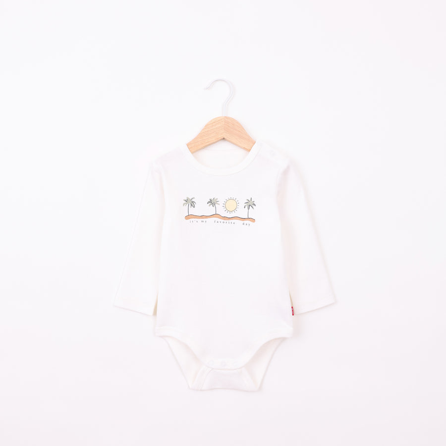 בגד גוף בגוון שמנת It's My Favorite Day