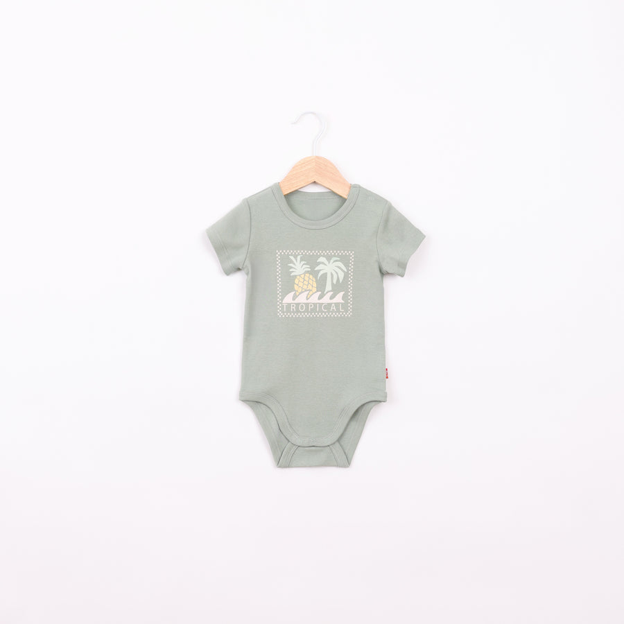 בגד גוף בגוון ירוק מרווה Tropical