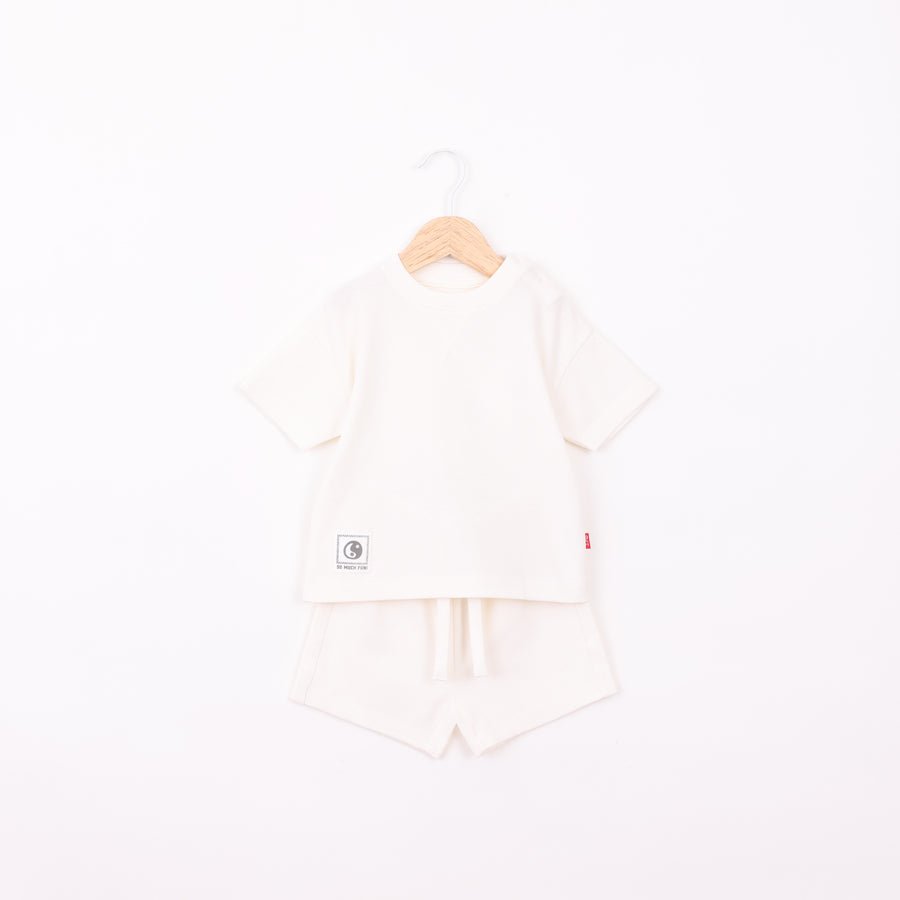 חליפת גן קיץ בגוון אבן