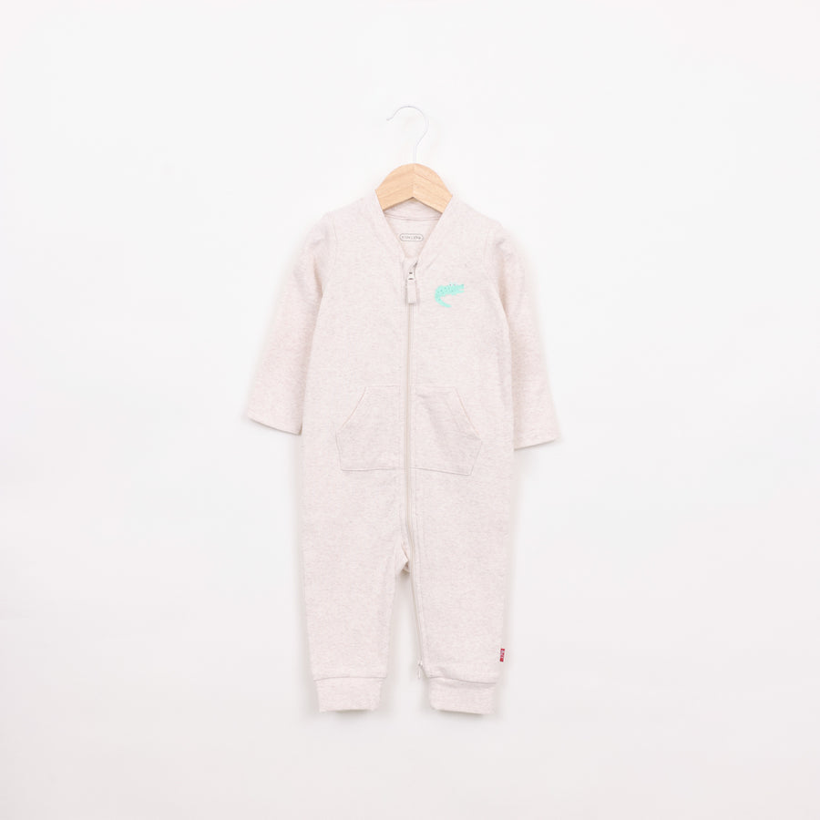 אוברול ארוך עם רוכסן