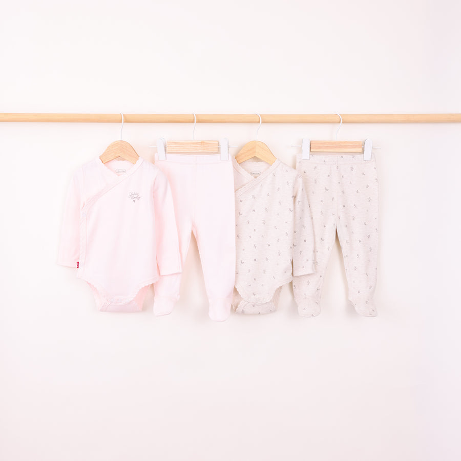 מארז שני בגדי גוף ורגליות