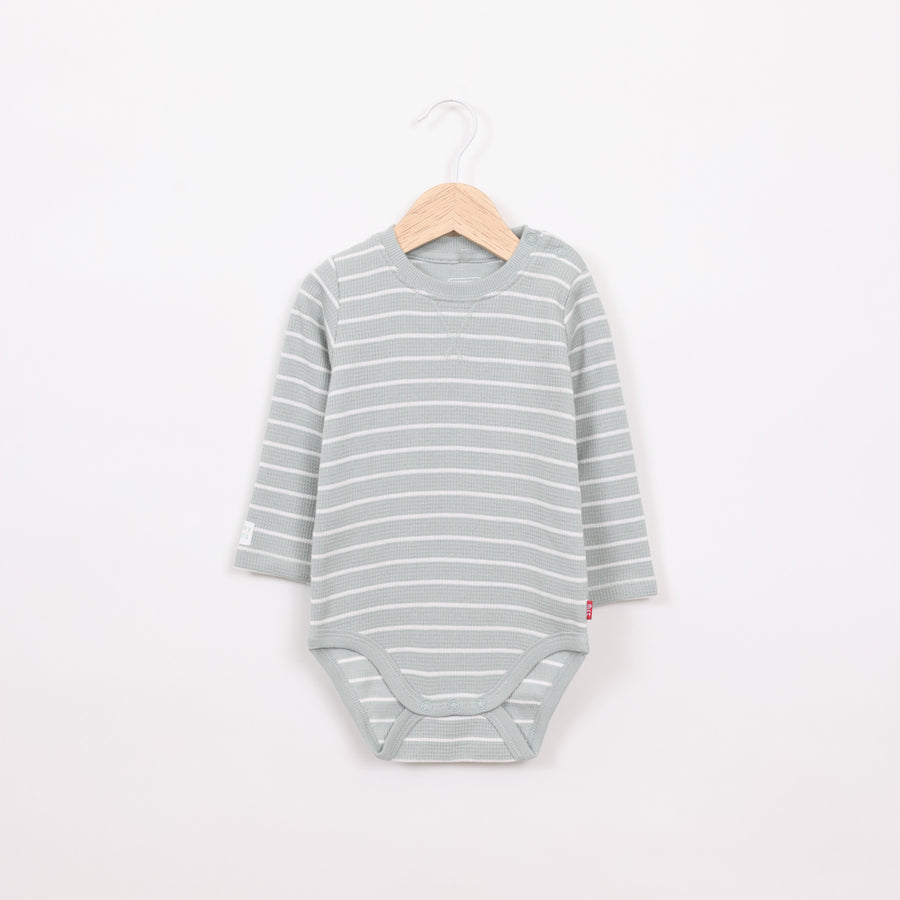 בגד גוף שרוול ארוך בצבע ירוק