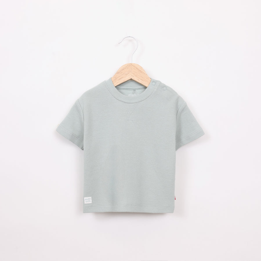 חולצה קצרה בצבע ירוק