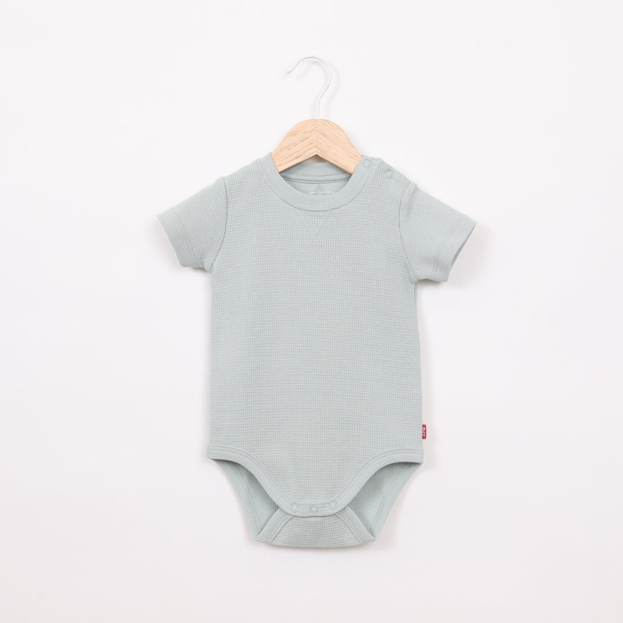 בגד גוף שרוול קצר בגוון אקווה כהה