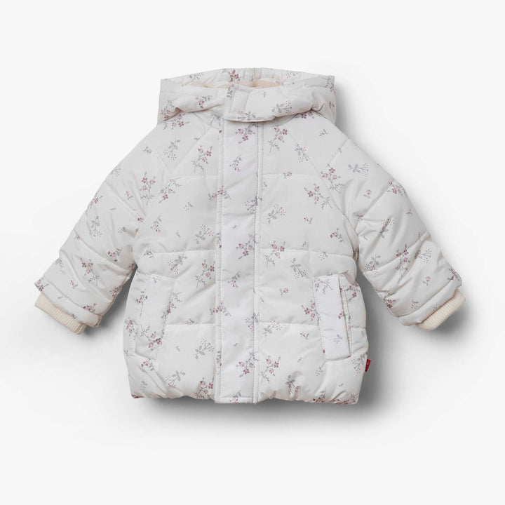 מעיל תינוקות מרופד בהדפס פרחוני