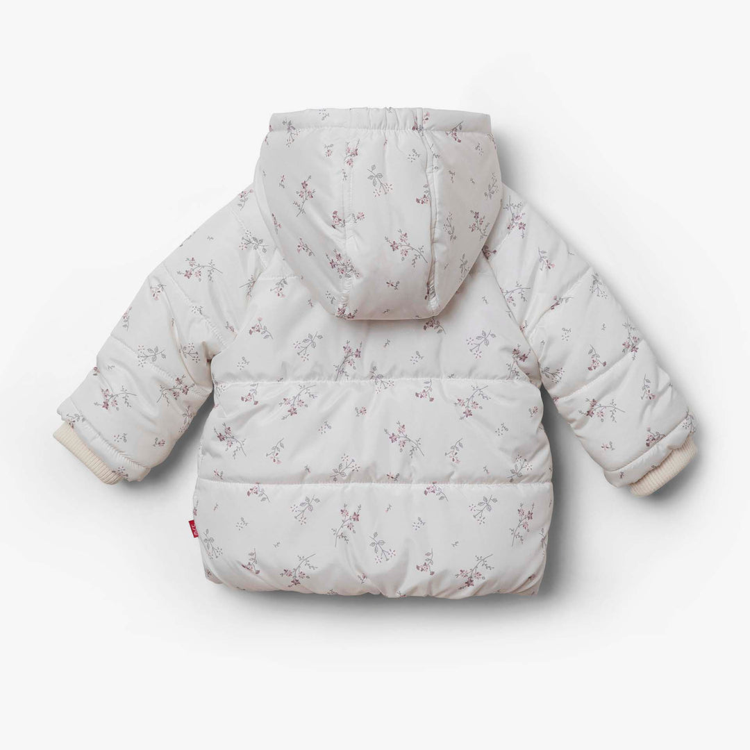 מעיל תינוקות מרופד בהדפס פרחוני