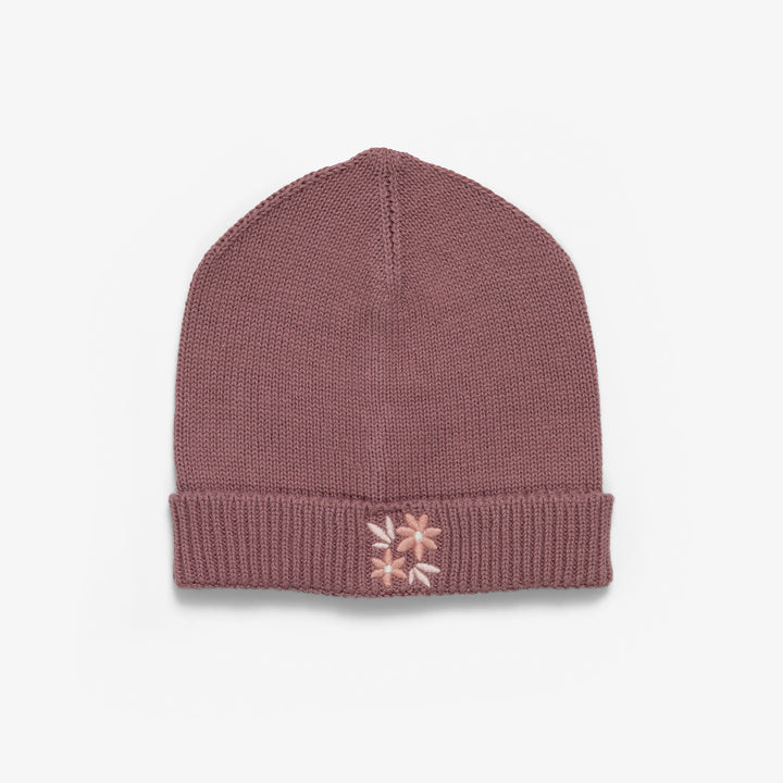 כובע סרוג סגול