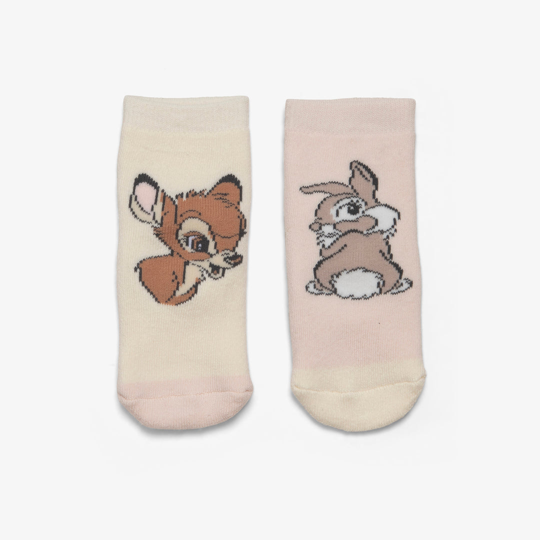 שני זוגות גרביים בהדפס במבי