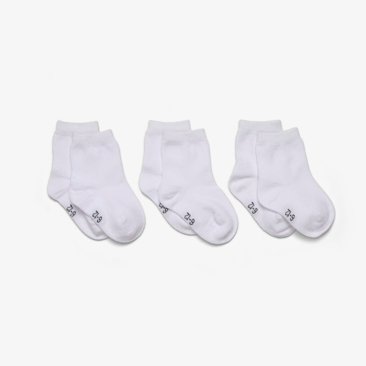 שלישיית זוגות גרביים בייסיק לבן