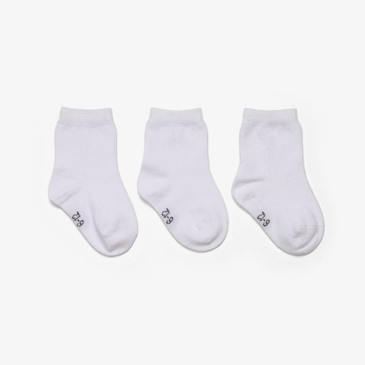 שלישיית זוגות גרביים בייסיק לבן