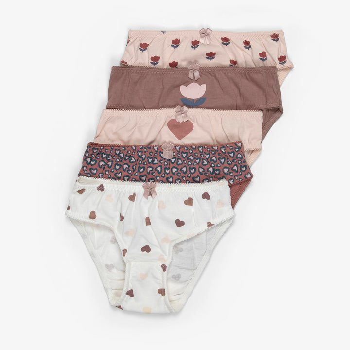 מארז 5 תחתונים לבבות