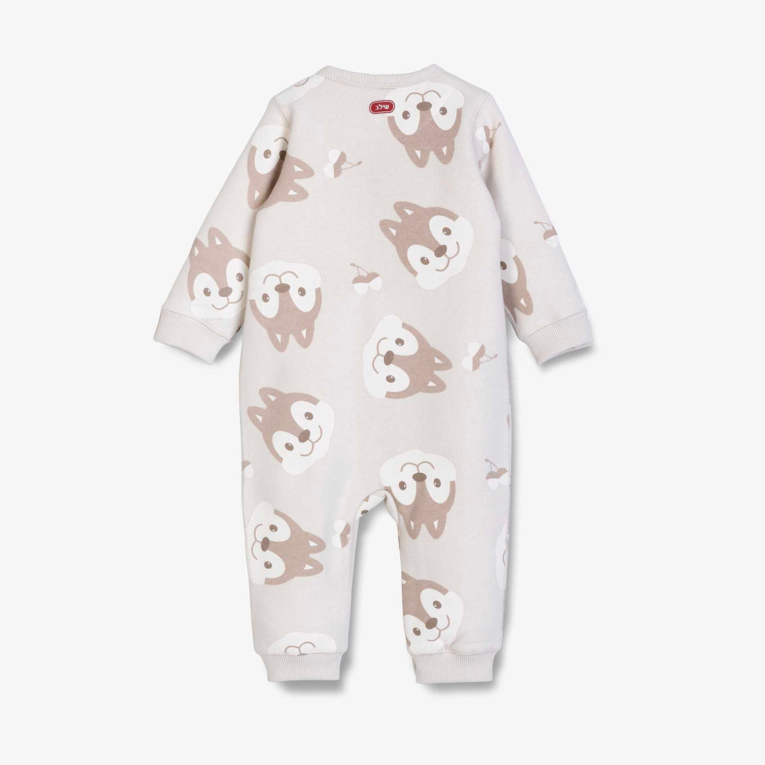 אוברול ארוך עם לחצניות