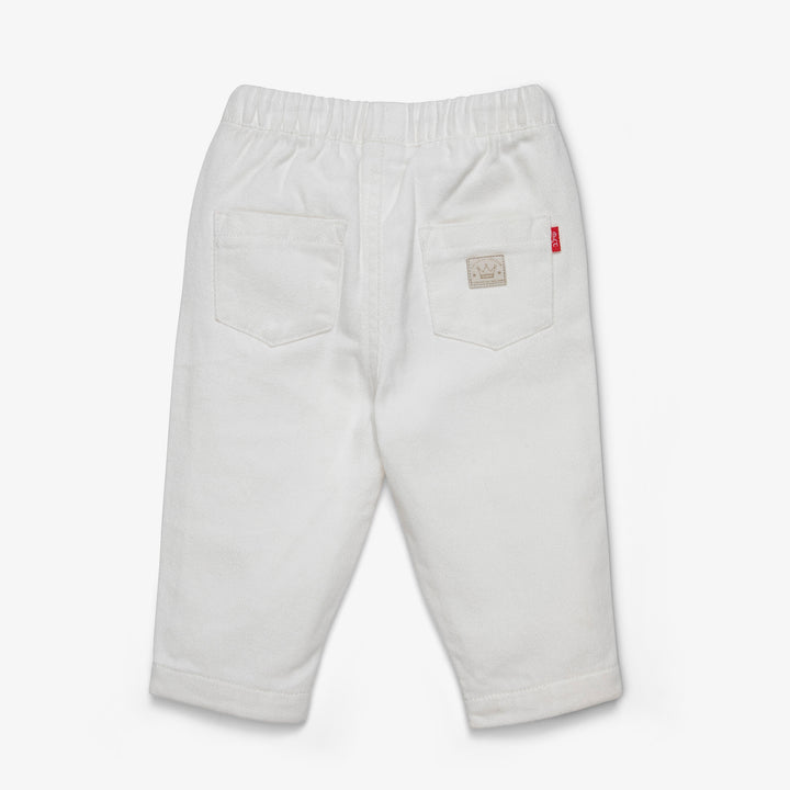 מכנסיים רחבים צבע שמנת