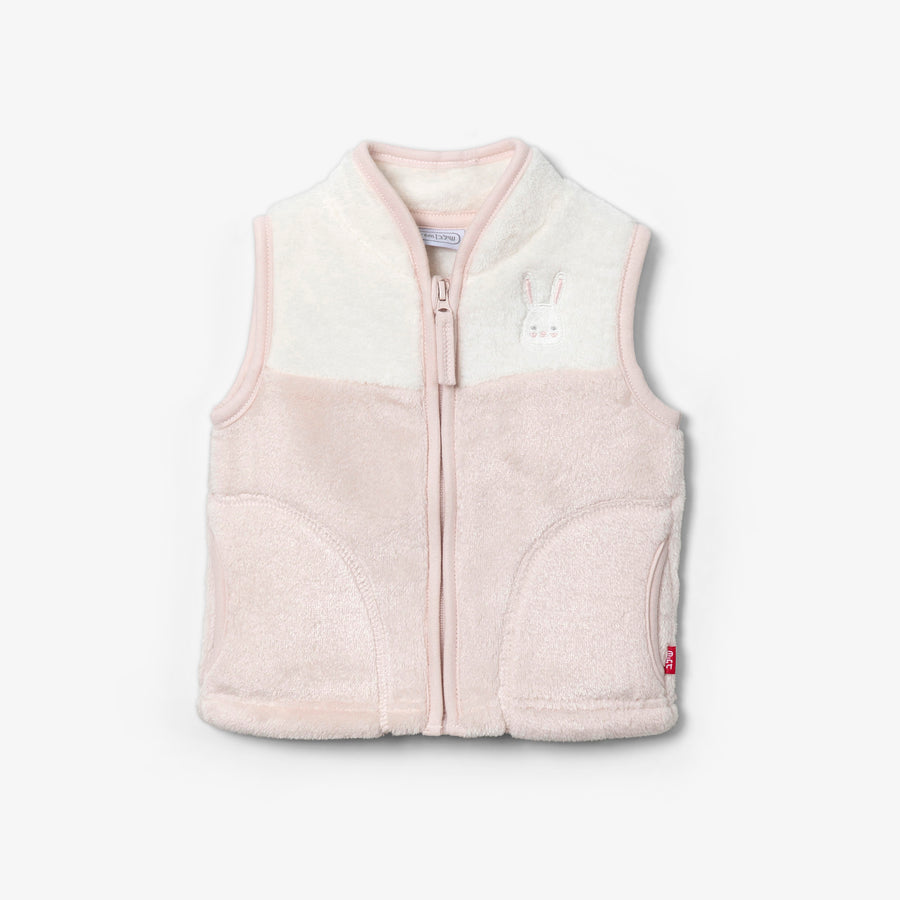 וסט פרוותי בצבע ורוד