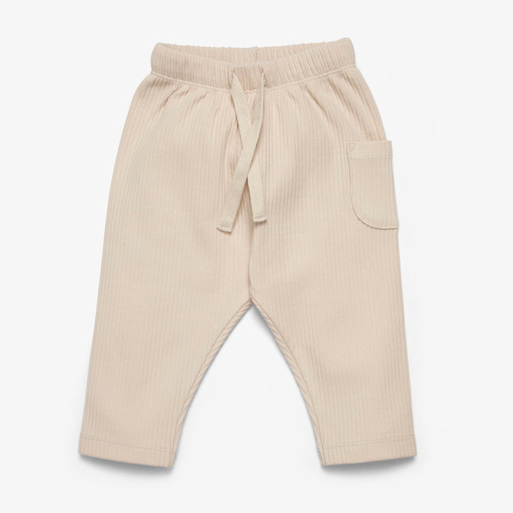 מכנסי טרנינג עם כיס צבע אבן