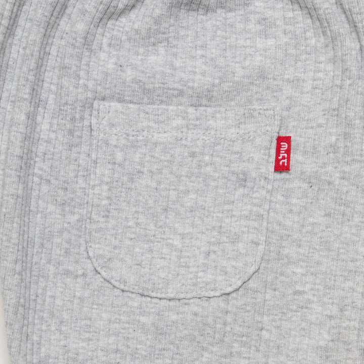 מכנסי טרנינג עם כיס צבע אפור