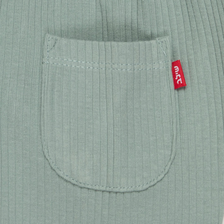 מכנסי טרנינג עם כיס צבע אקווה