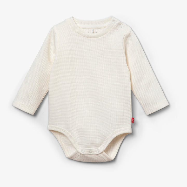 בגד גוף וופל צבע שמנת