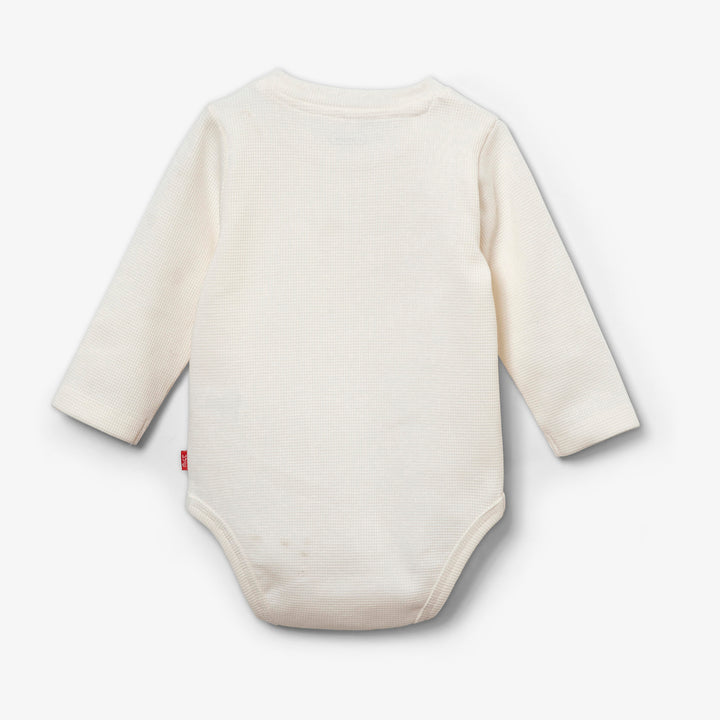 בגד גוף וופל צבע שמנת