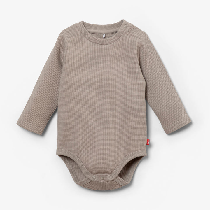 בגד גוף וופל צבע מוקה