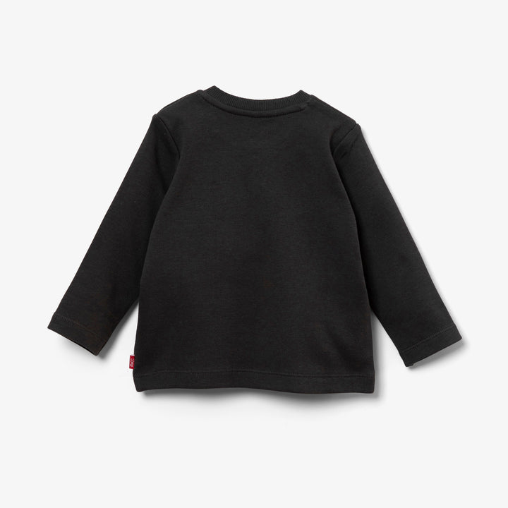 חולצה אפורה ארוכה עם הדפס