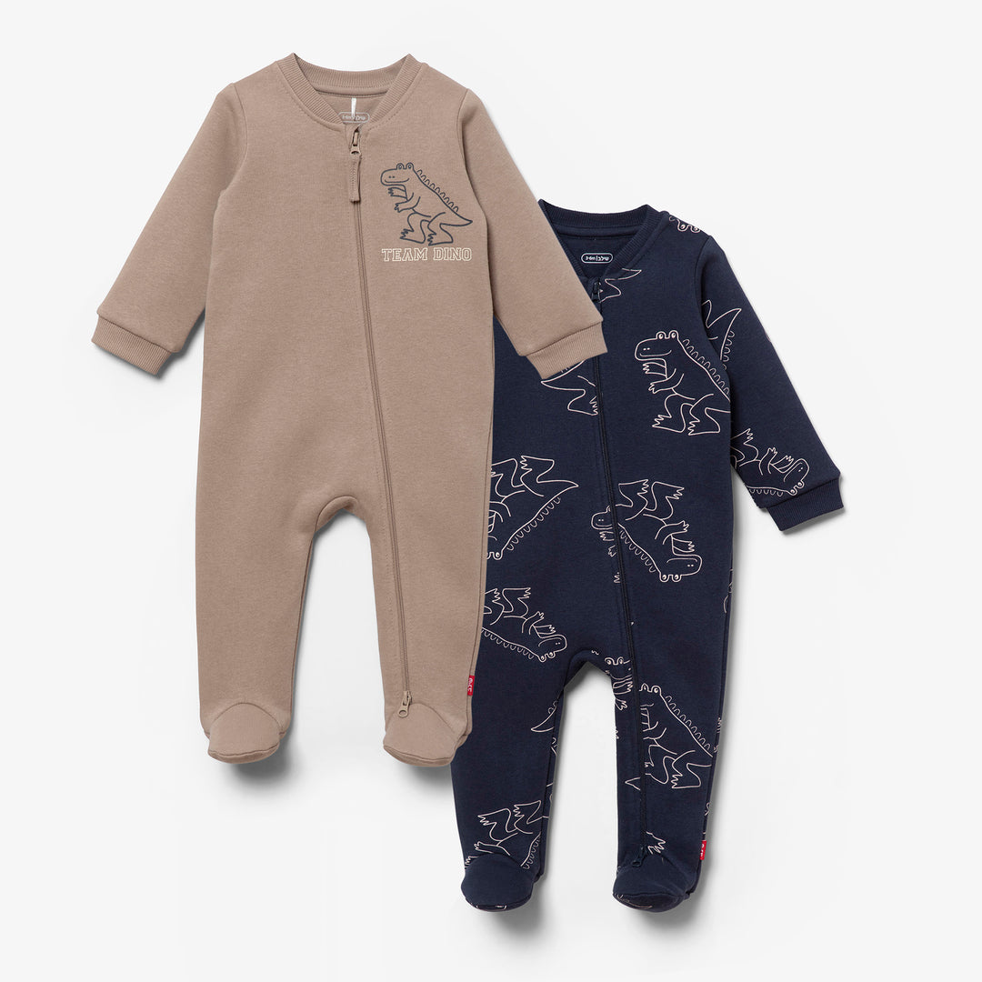 זוג אוברולים הדפס דינוזאורים