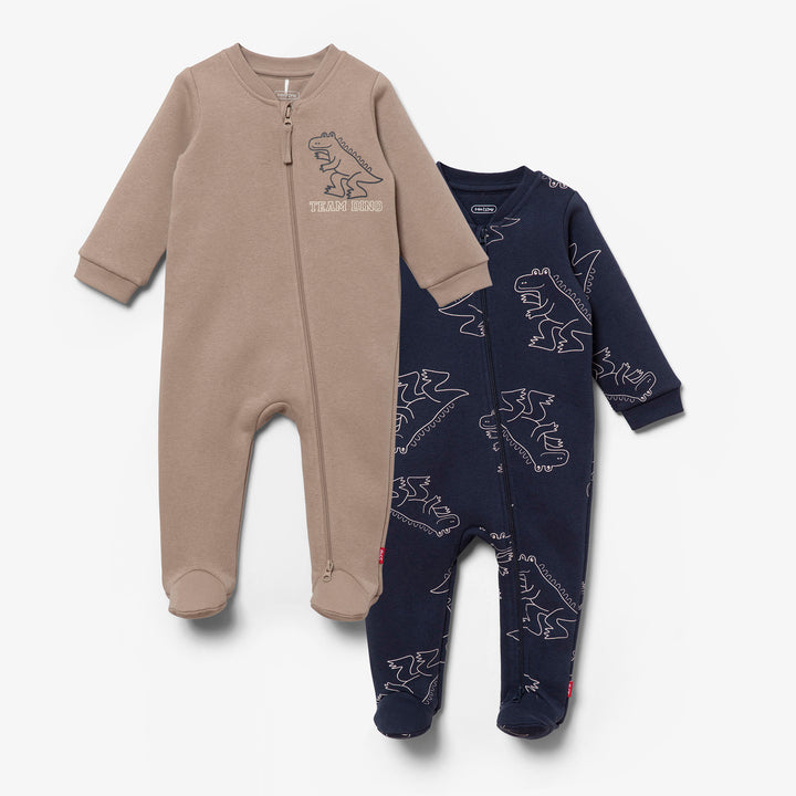 זוג אוברולים הדפס דינוזאורים