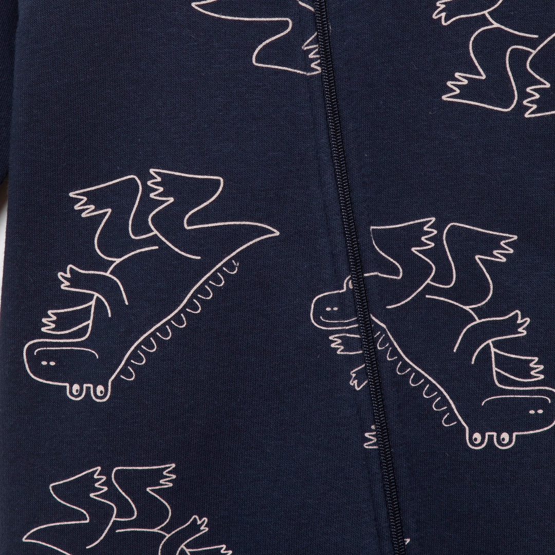 זוג אוברולים הדפס דינוזאורים