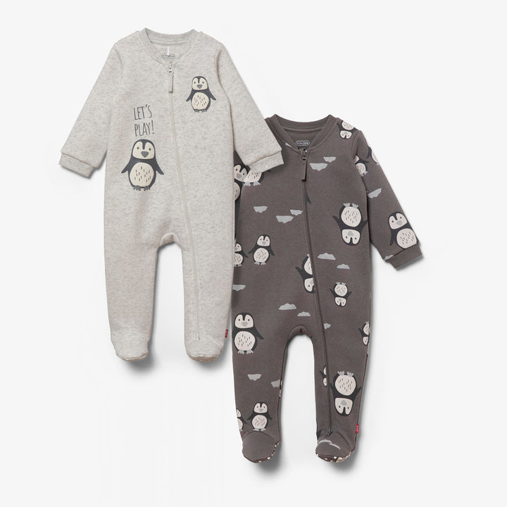 זוג אוברולים הדפס פינגווינים