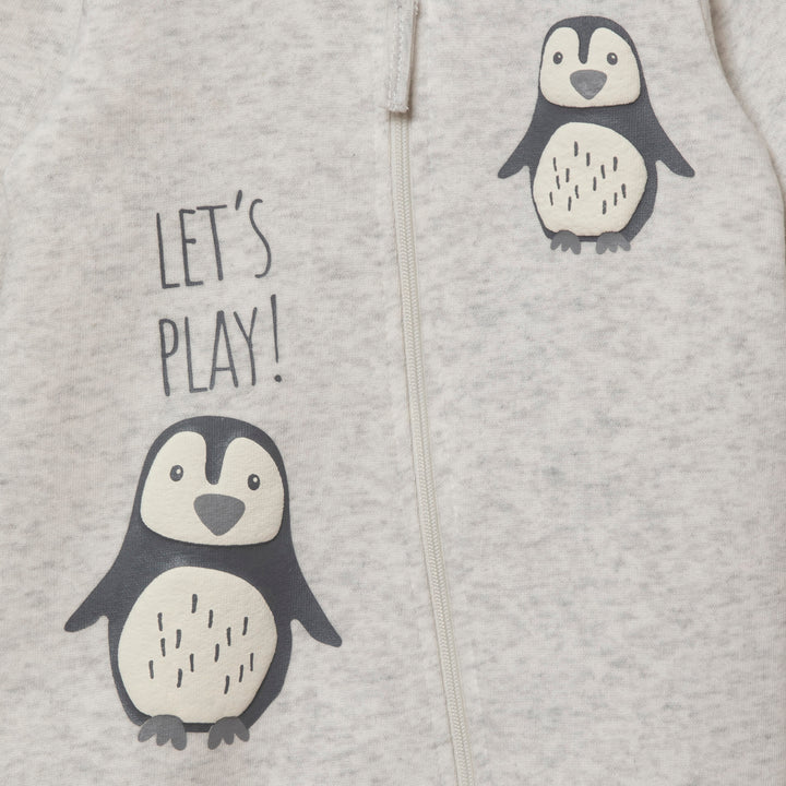 זוג אוברולים הדפס פינגווינים