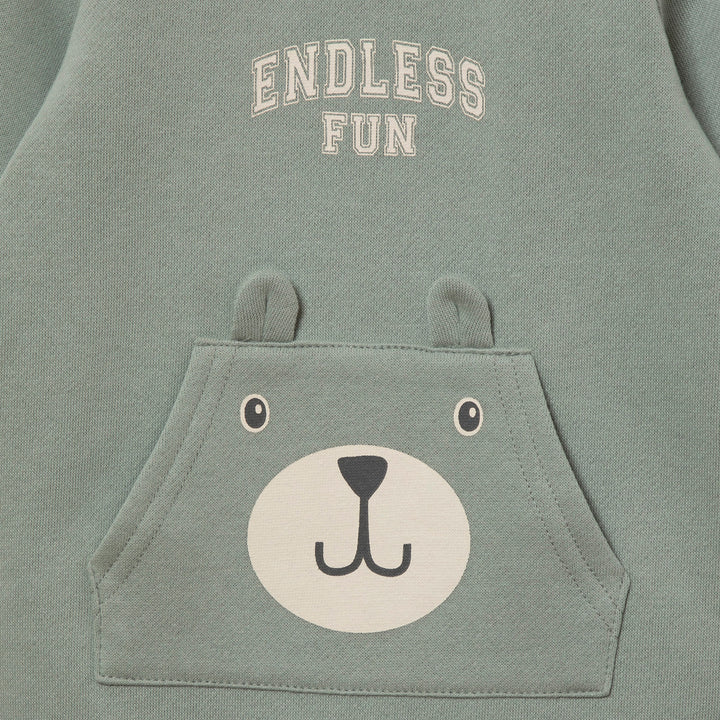 זוג אוברולים הדפס דובים