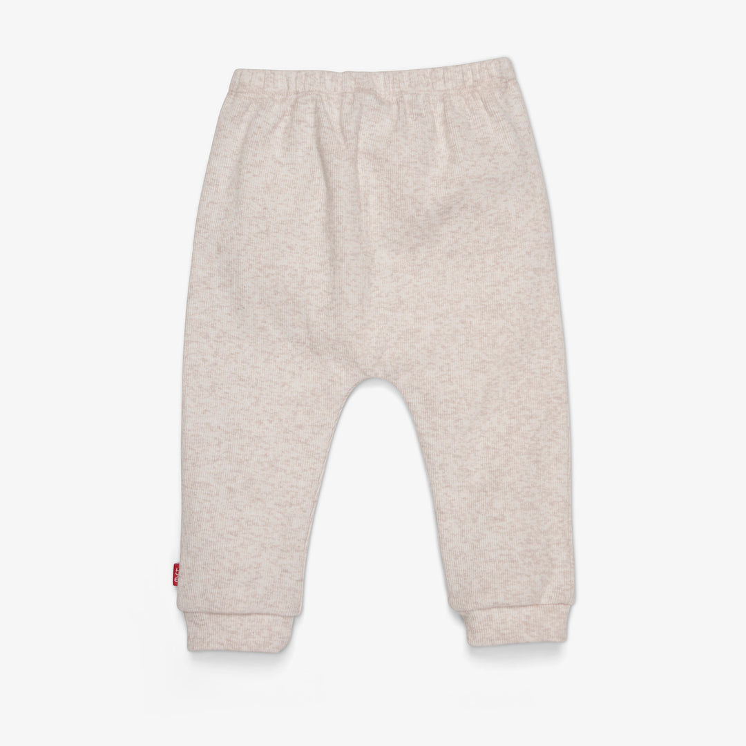 מכנסי שקי בנות בצבע קרם