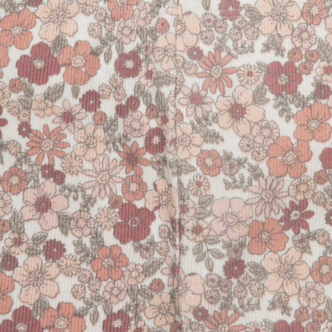 מכנסי טייץ ארוכים הדפס פרחוני