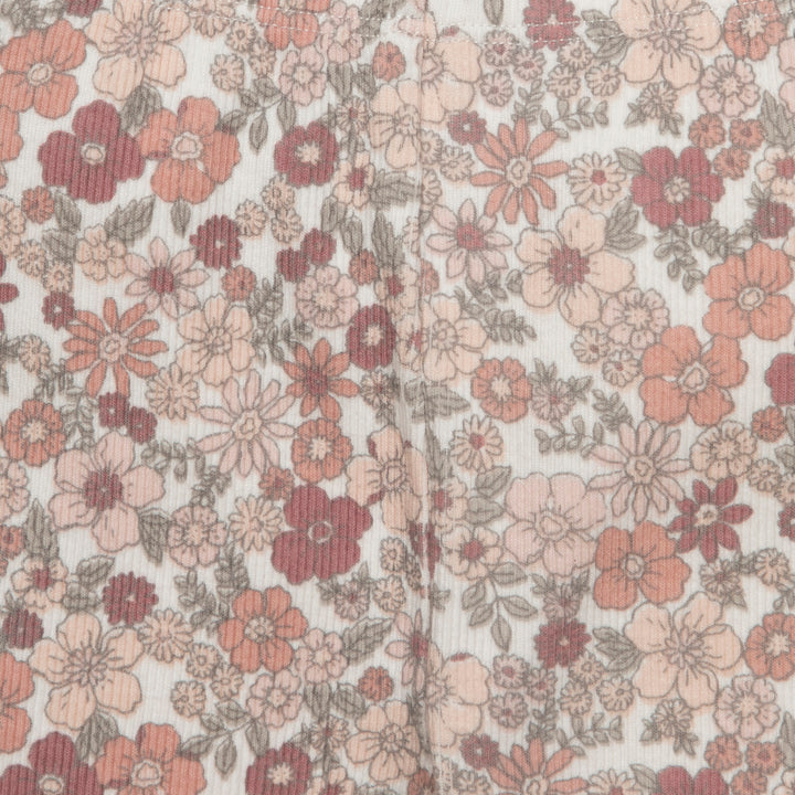 מכנסי טייץ ארוכים הדפס פרחוני