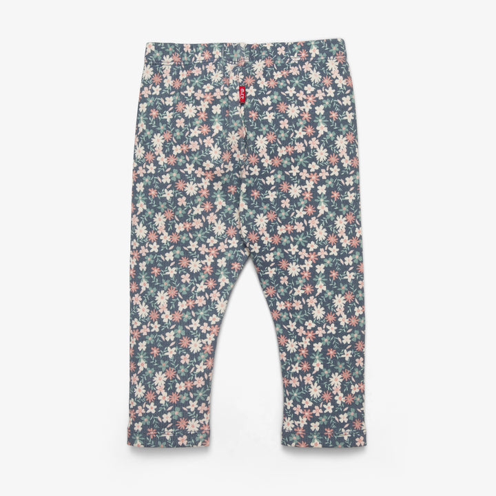 מכנסי טייץ ארוכים  כחולים הדפס פרחוני