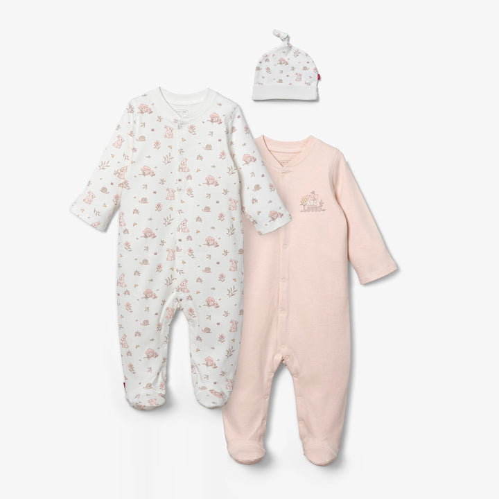 מארז 2 אוברולים וכובע