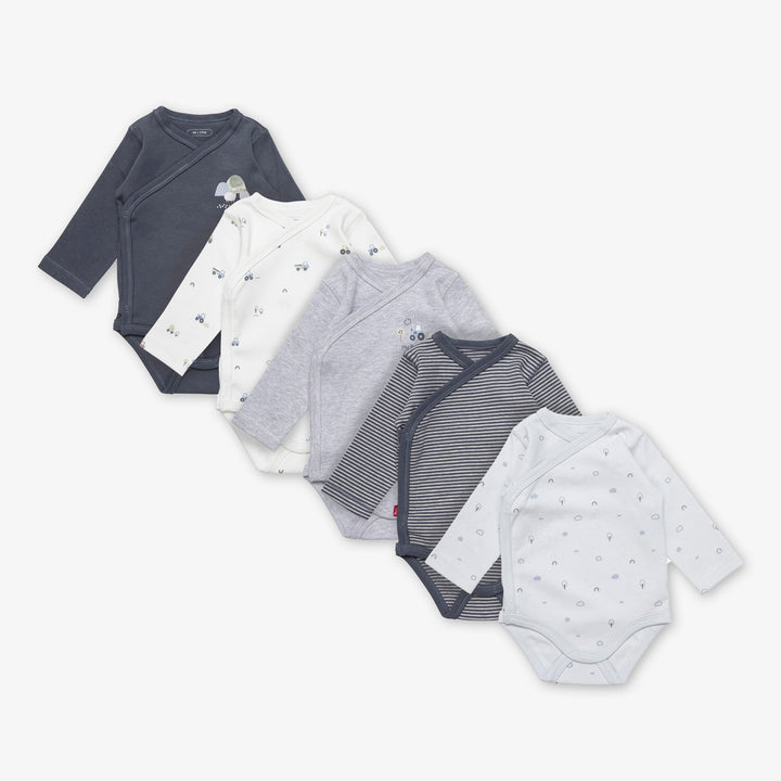 מארז 5 בגדי גוף מעטפת