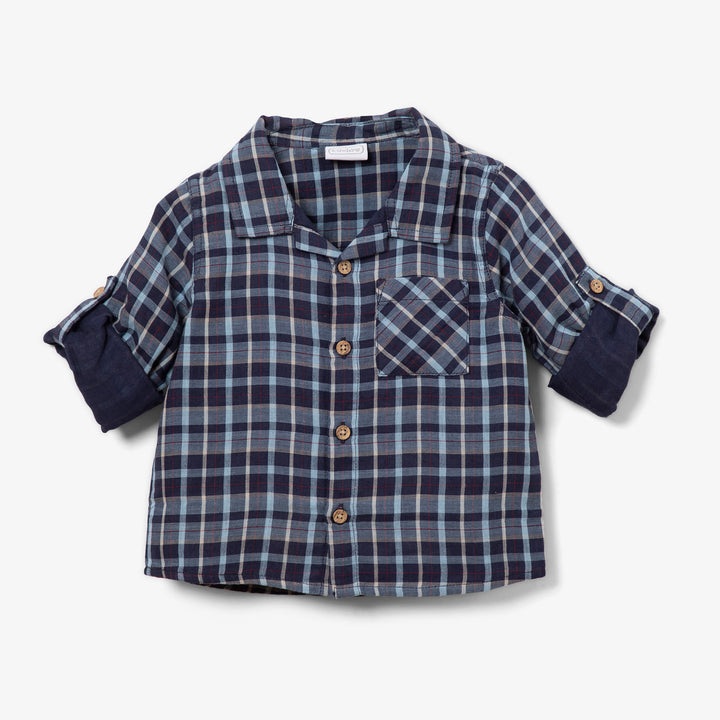 חולצת מוסלין משובצת