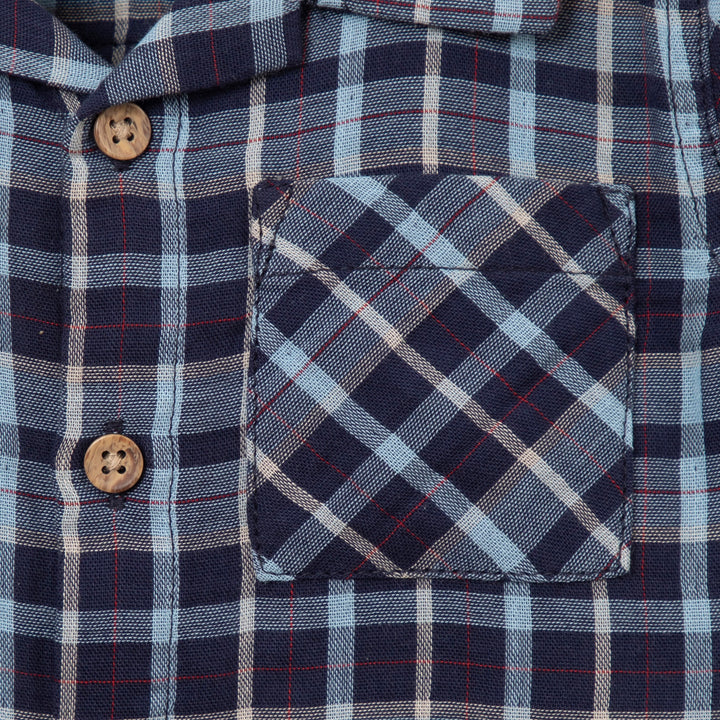 חולצת מוסלין משובצת