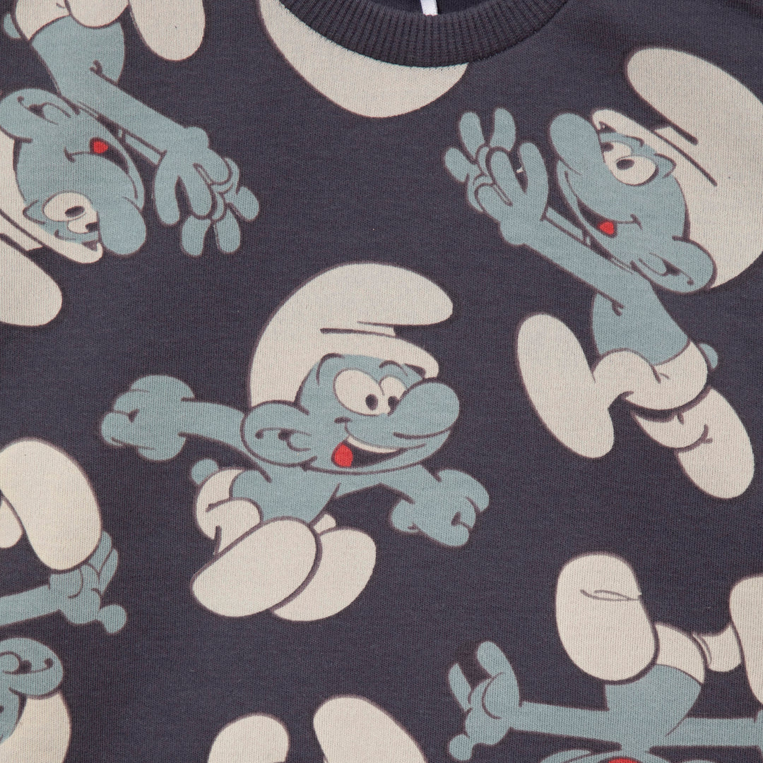 חולצה כחולה בהדפס הדרדסים