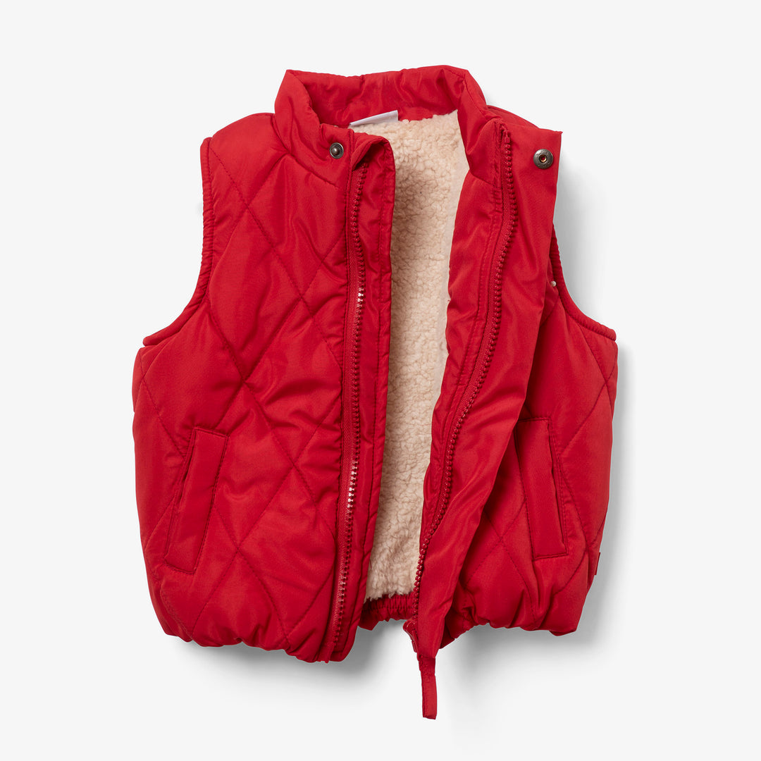 וסט אדום מרופד