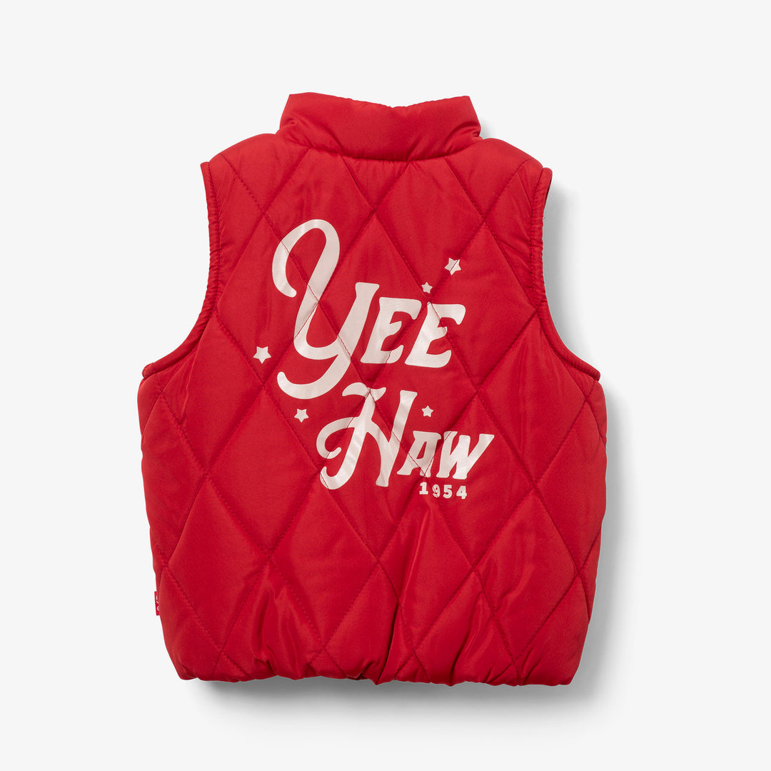 וסט אדום מרופד