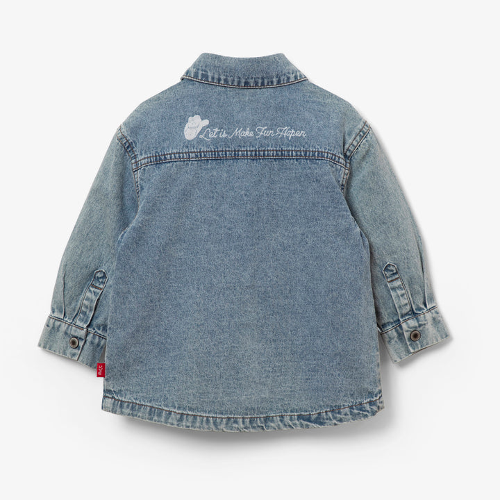 חולצת ג'ינס מכופתרת